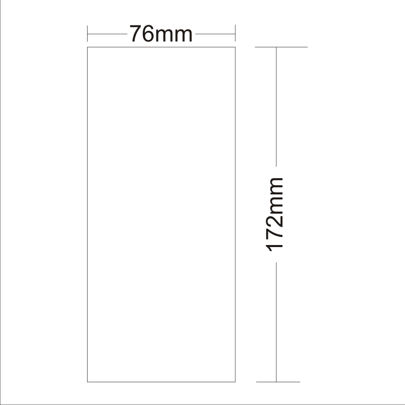 500ml Syrup Bottle Label