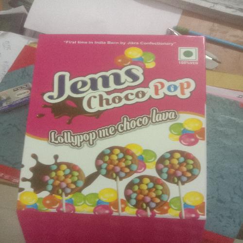 jems Chocopop Lolipop Packing box